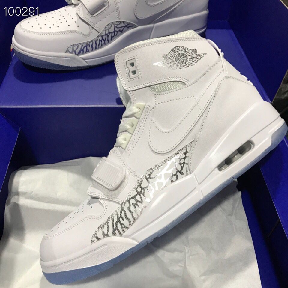 Air Jordan Legacy 312 NRG White Cement Grey Shoes - Click Image to Close